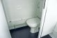 Sanitärcontainer 6 m, WC und Dusche