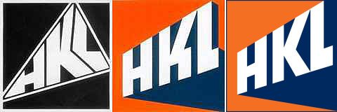HKL BAUMASCHINEN Logo im Wandel der Zeit